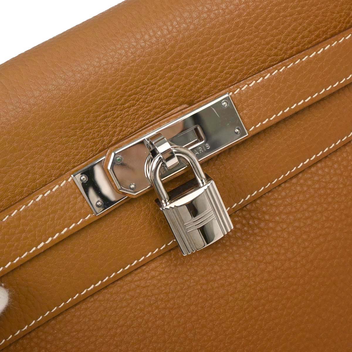 Hermes Gold Togo Kelly 32 Sellier 2way Handbag