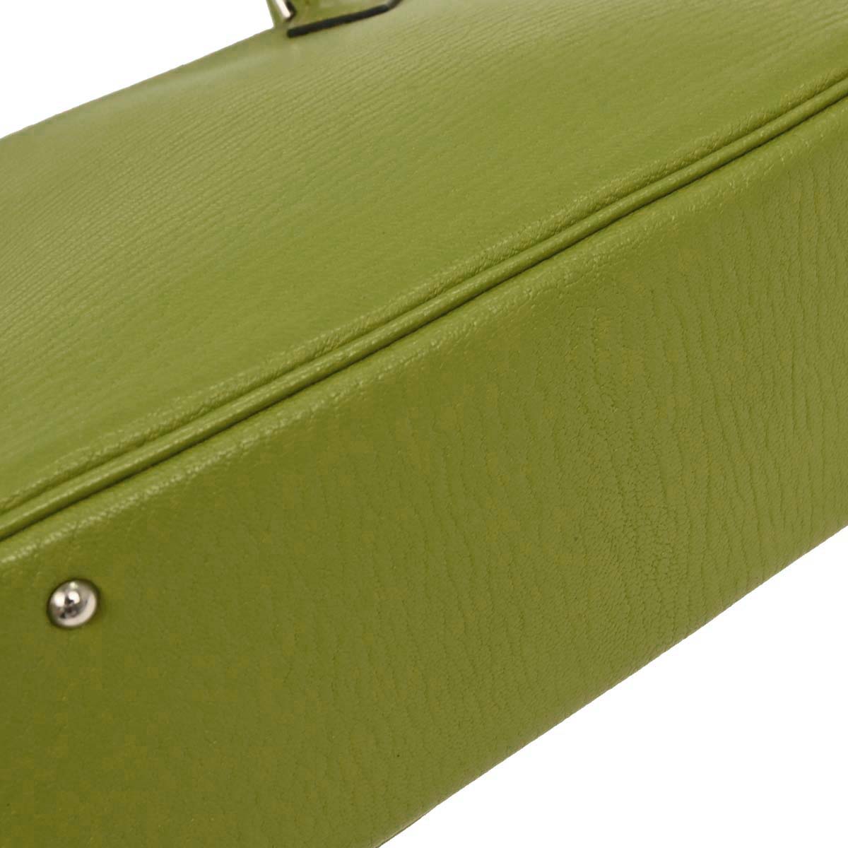 Hermes Anis Green Chevre Myzore Mini Plume Handbag