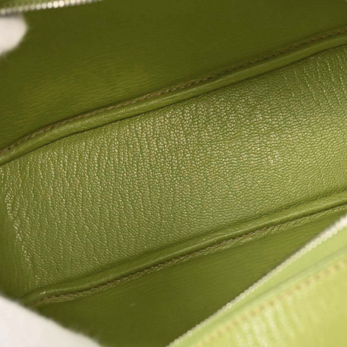 Hermes Anis Green Chevre Myzore Mini Plume Handbag
