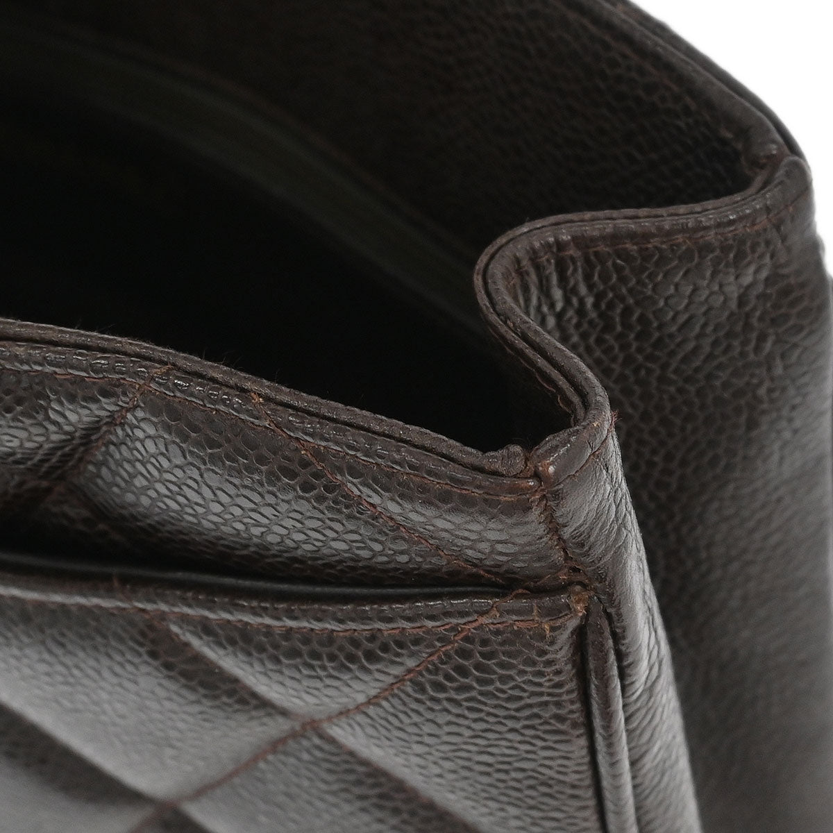Chanel 1994-1996 Brown Calfskin Tote Handbag