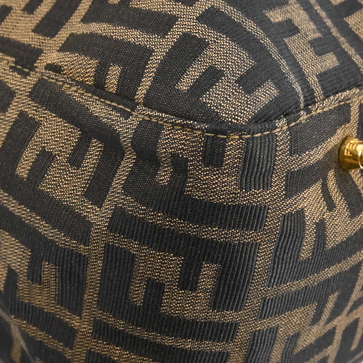 Fendi Brown Zucca Tote Handbag