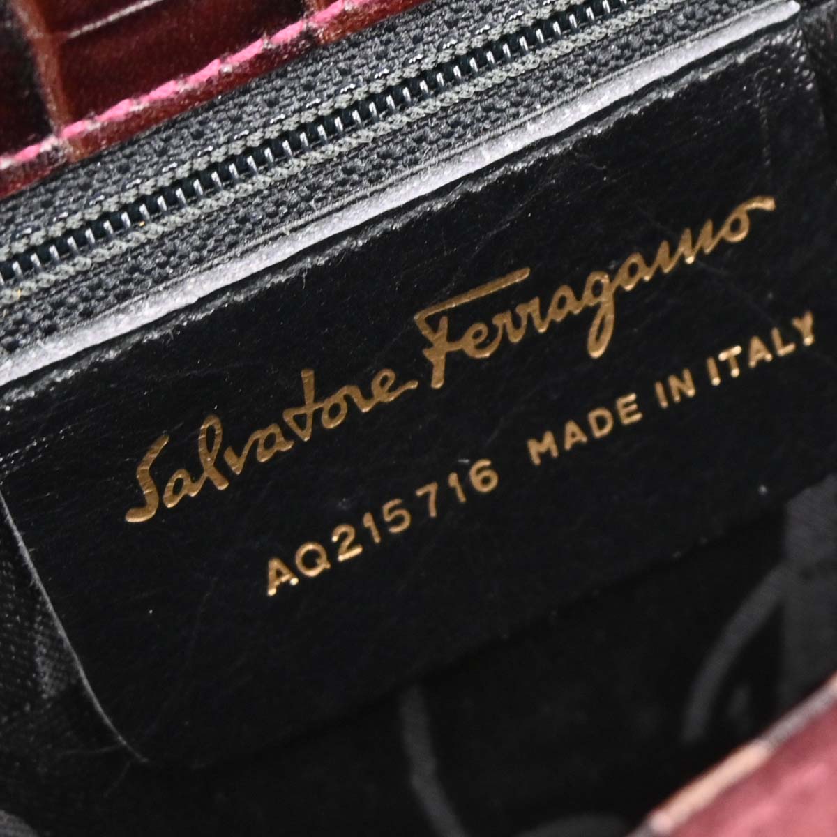Salvatore Ferragamo Brown Suede Leather Gancini Shoulder Bag