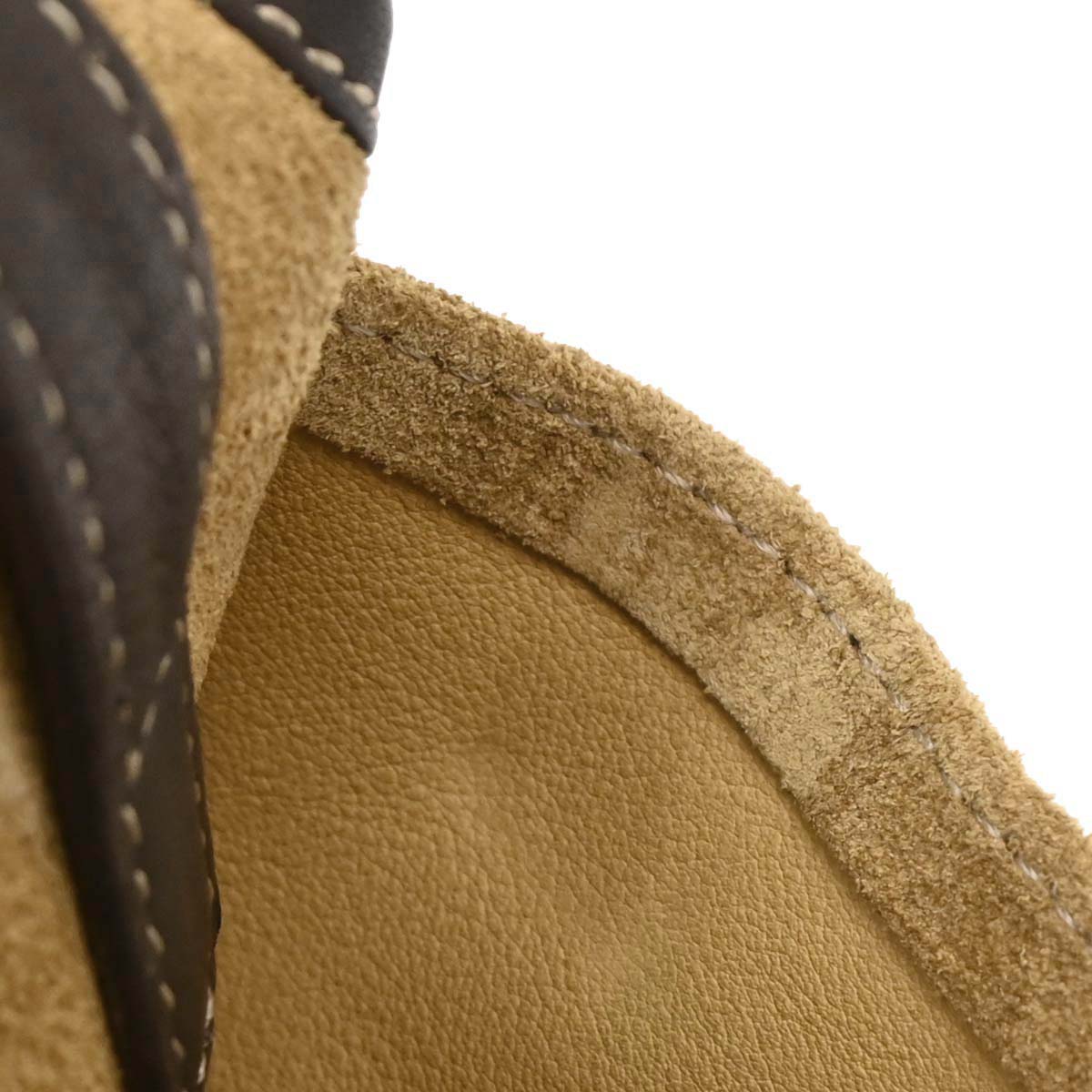 Loewe Beige Suede Shoulder Bag