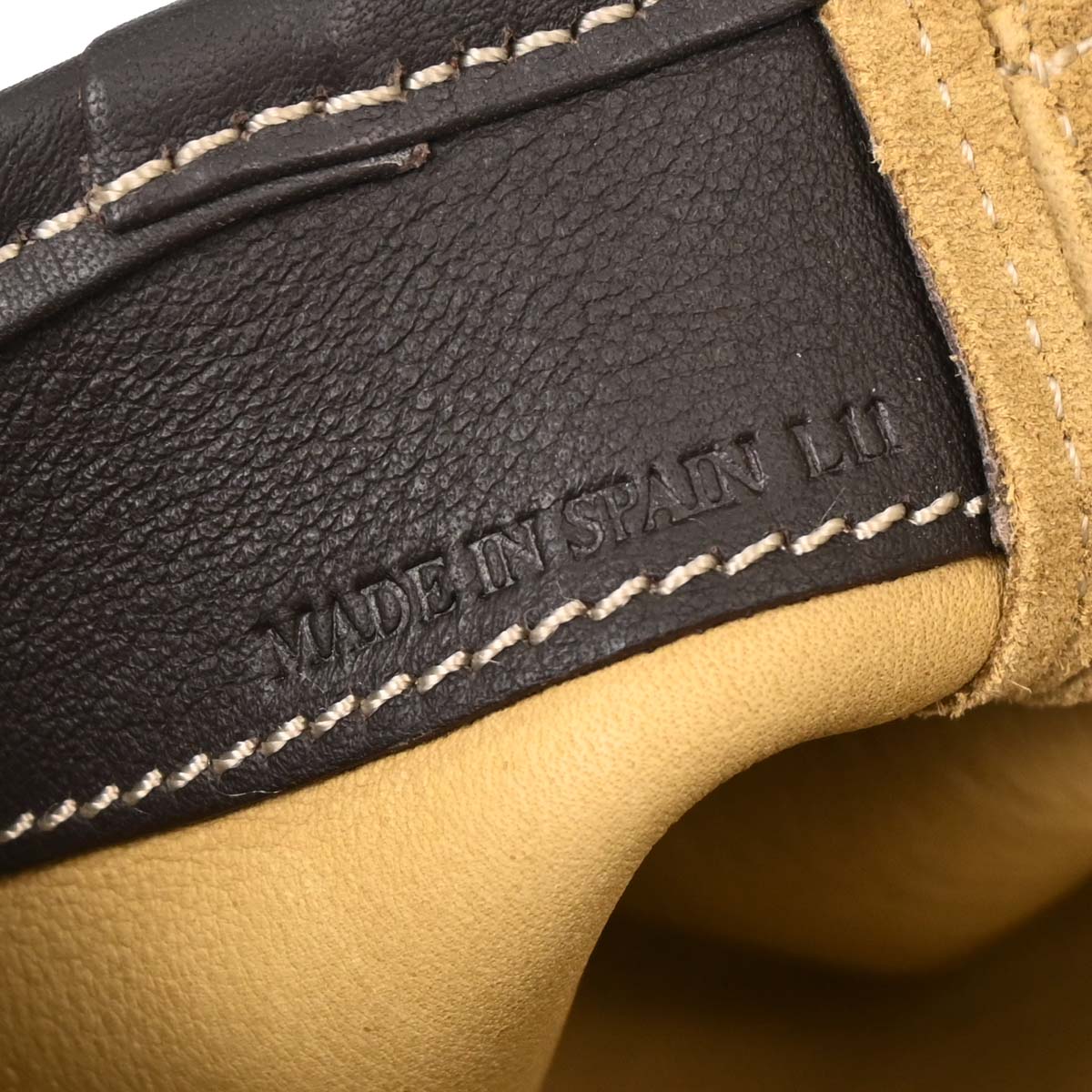 Loewe Beige Suede Shoulder Bag