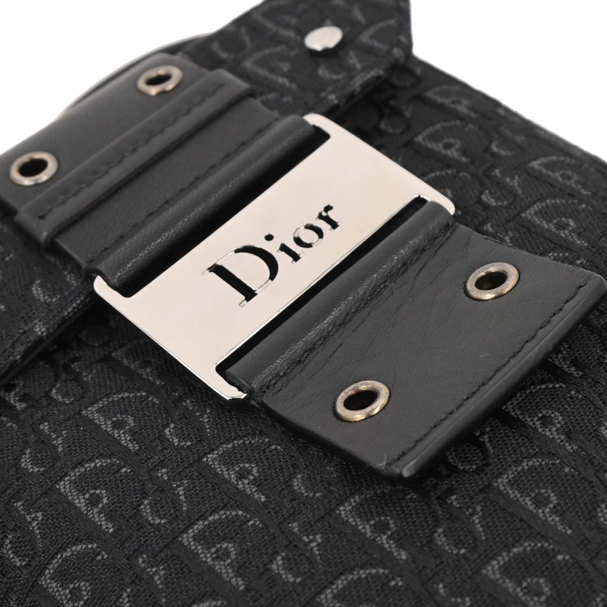 Christian Dior Black Street Chic Trotter Handbag