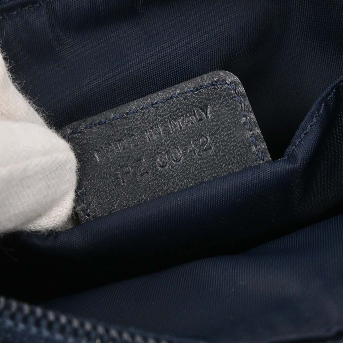 Christian Dior Navy Trotter Handbag