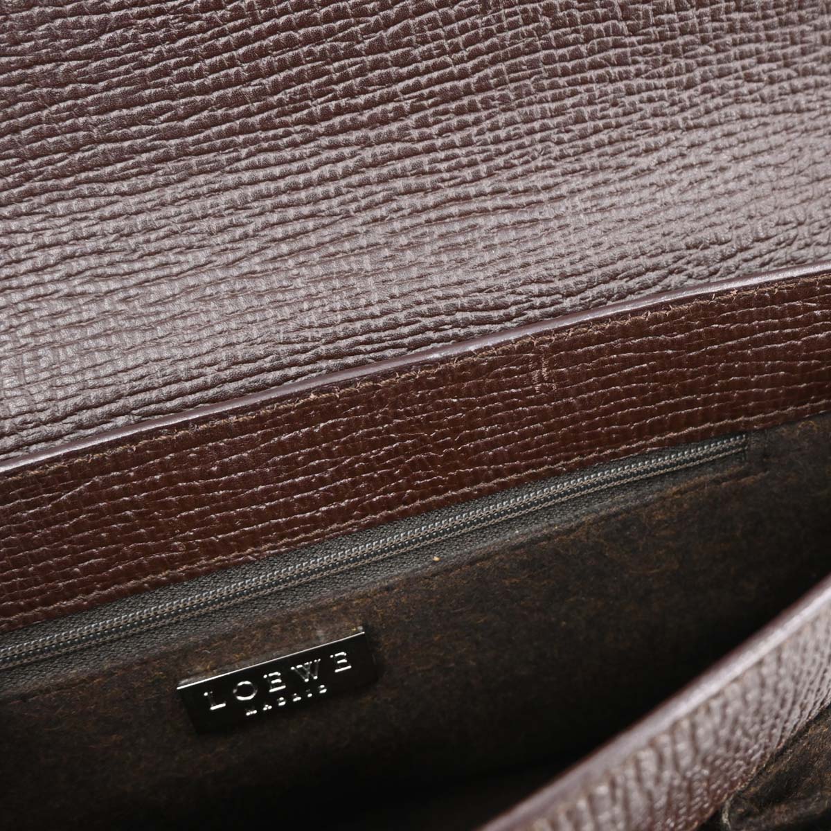 Loewe Brown Leather Handbag
