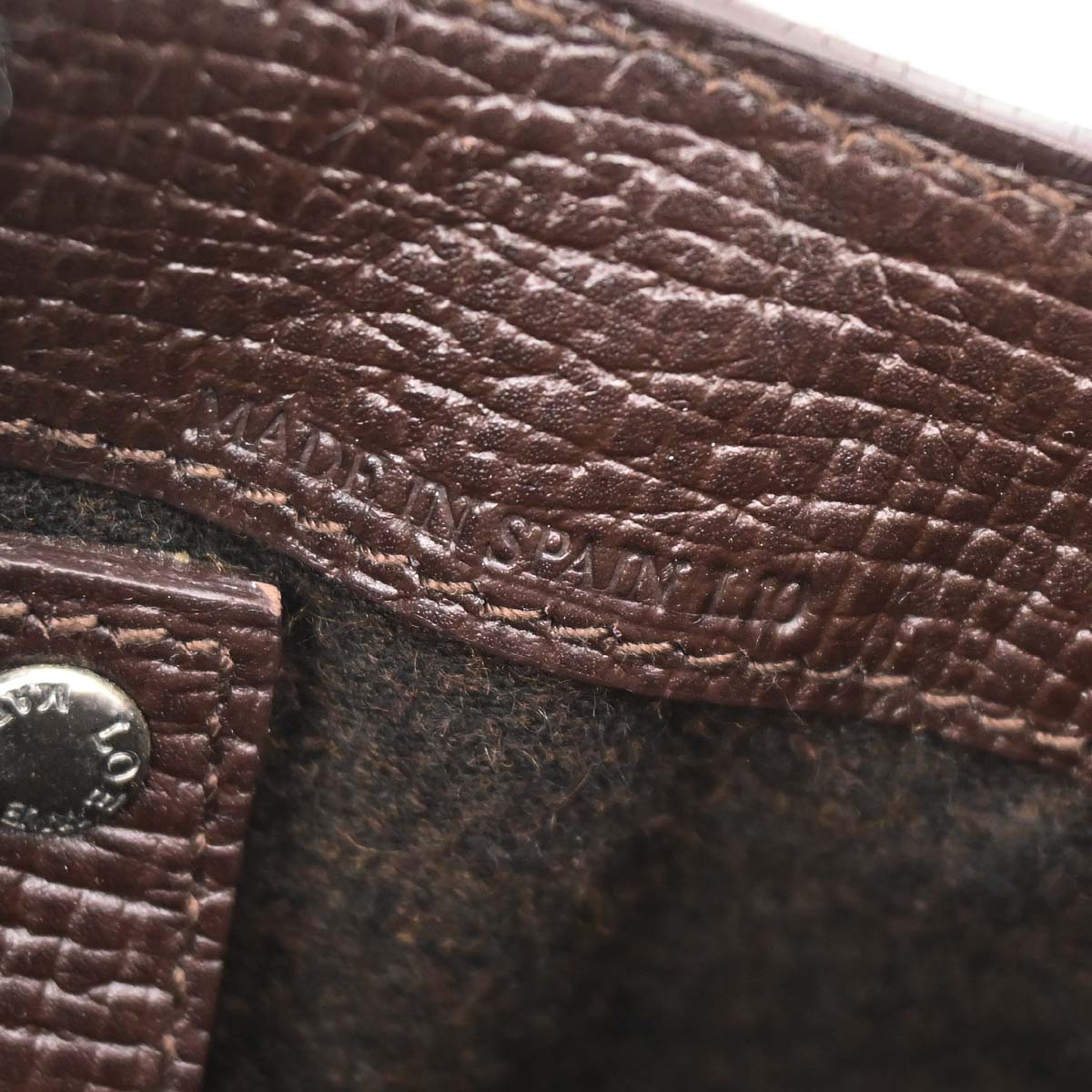 Loewe Brown Leather Handbag