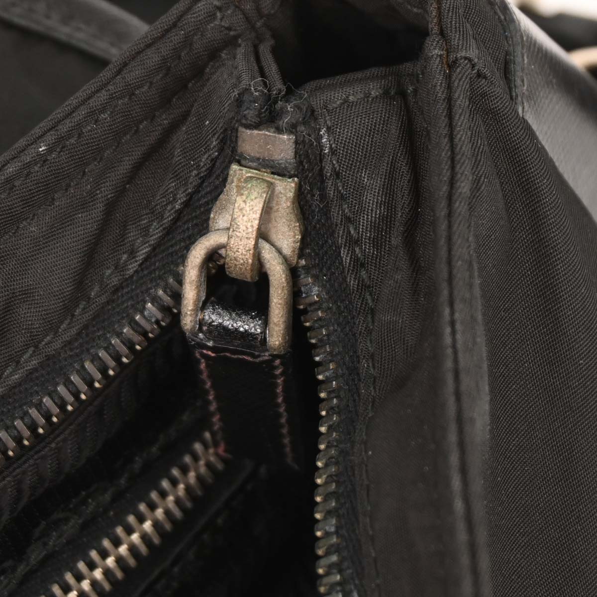 Prada Black Nylon Shoulder Bag