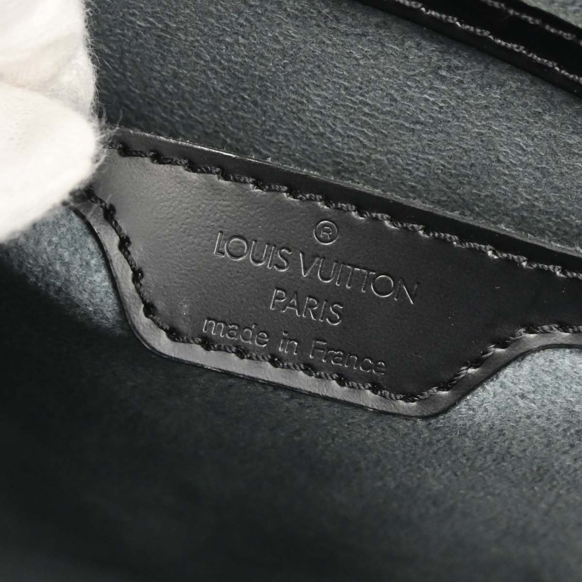Louis Vuitton Black Epi Saint Jacques Poignee Long Tote Bag M52332