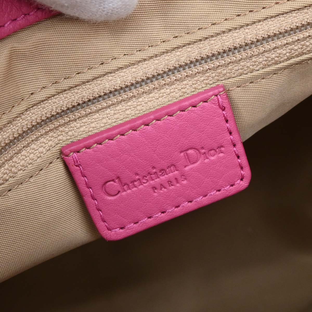 Christian Dior Beige Trotter Handbag