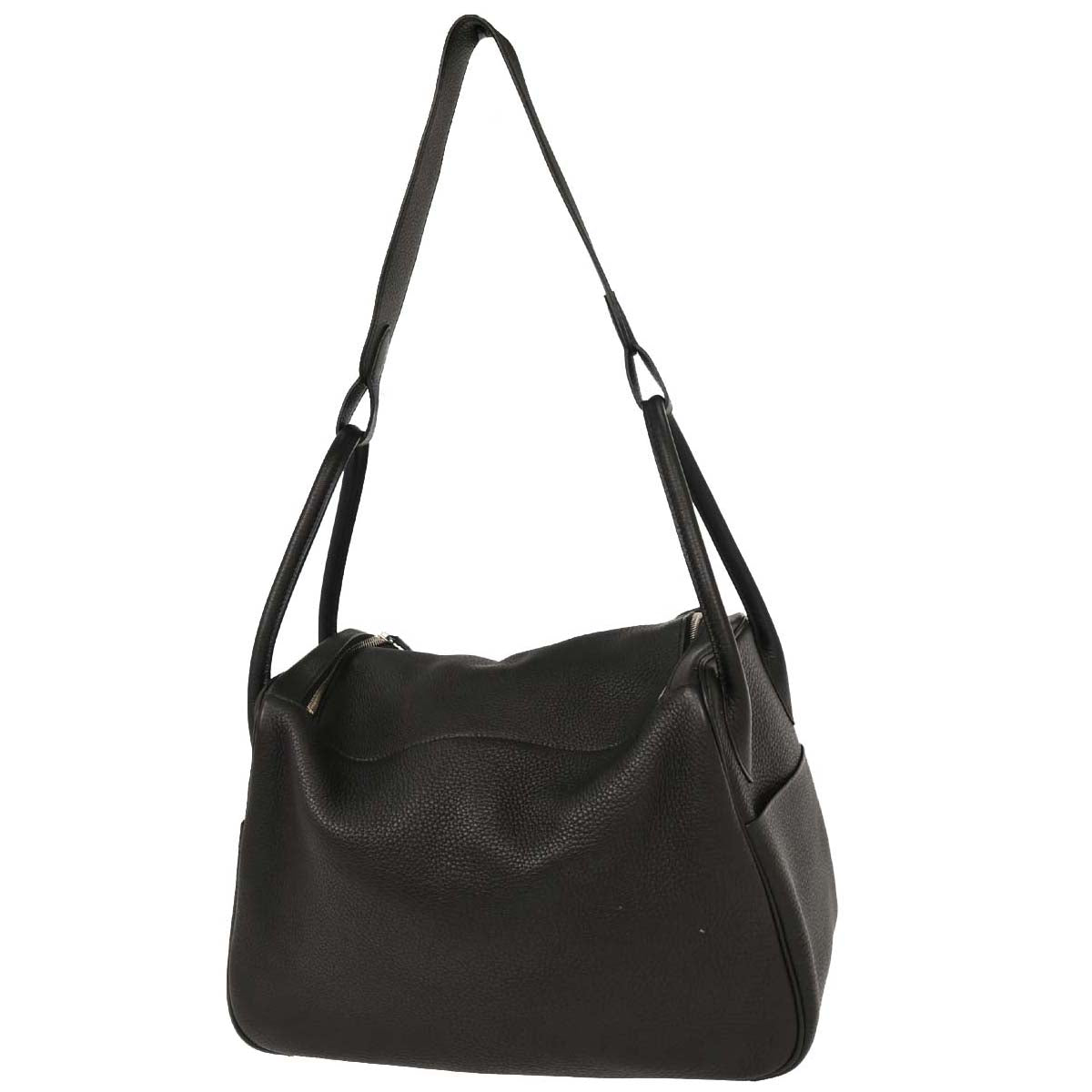 Hermes Black Togo Lindy 34 Shoulder Bag