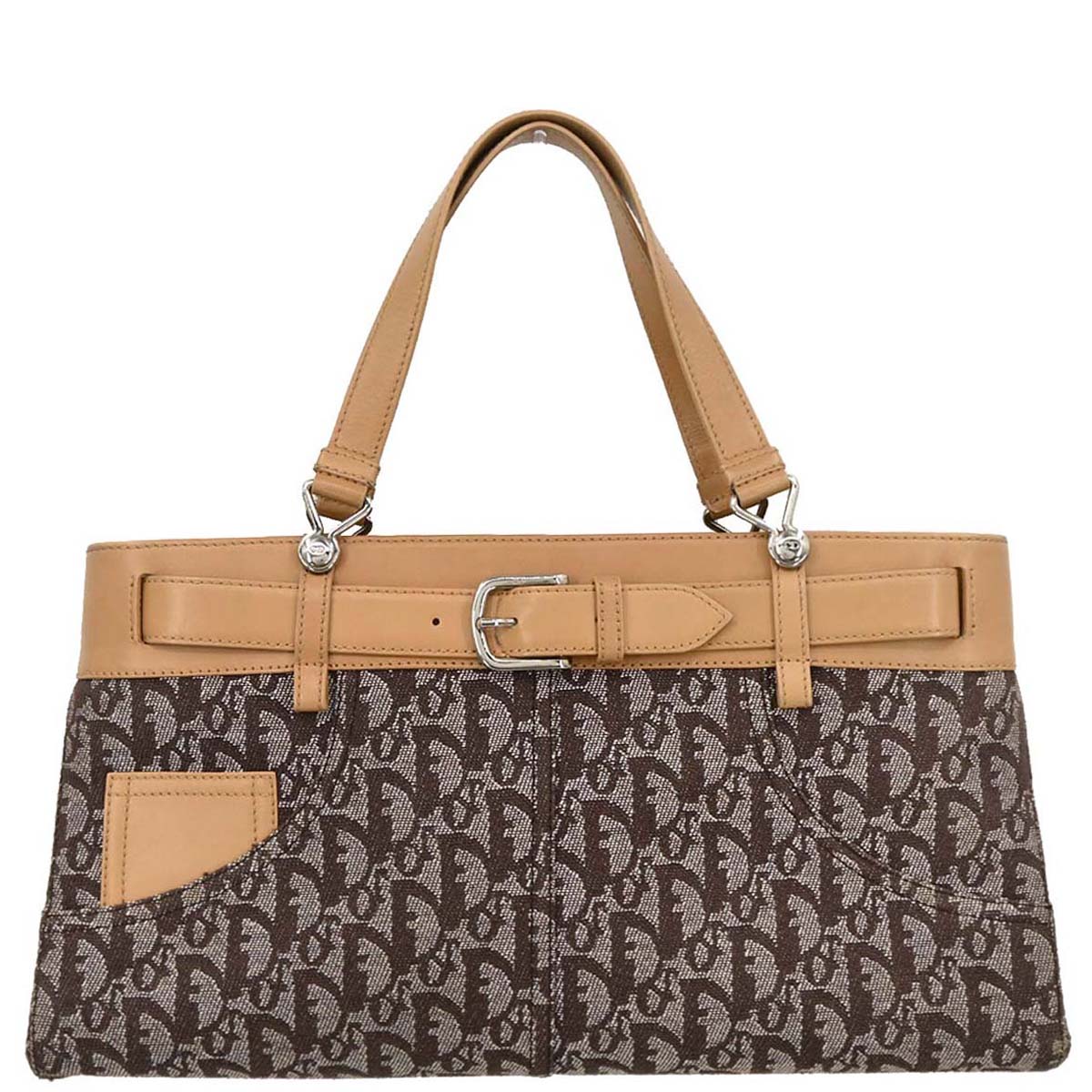 Christian Dior Brown Trotter Tote Handbag