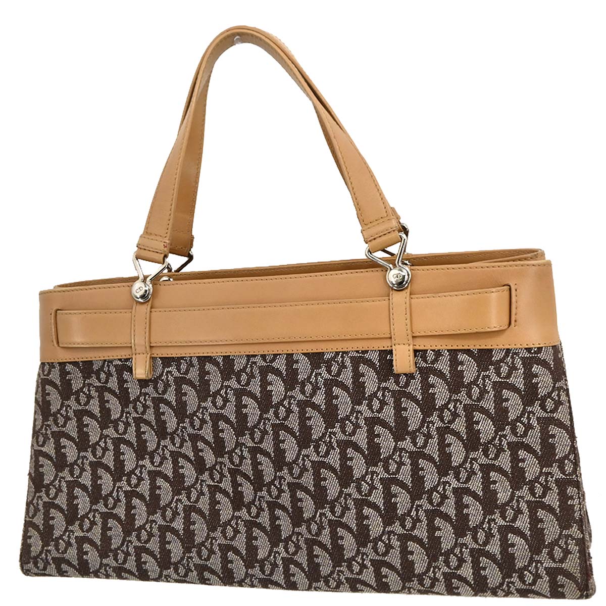 Christian Dior Brown Trotter Tote Handbag