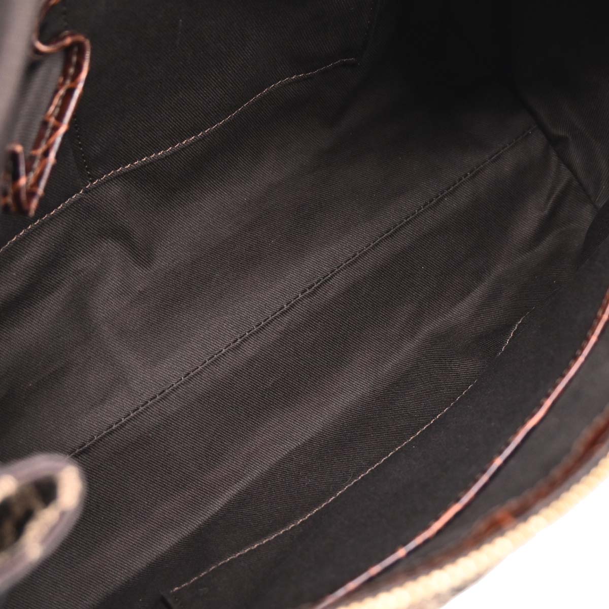 Celine Brown Canvas Macadam Handbag