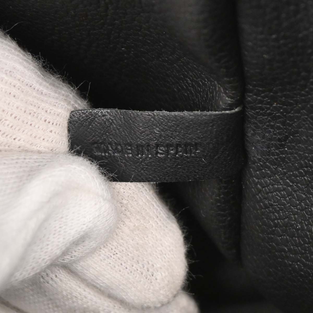 Christian Dior Black Leather CD Logo Handbag