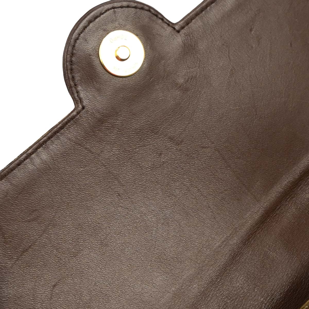 Yves Saint Laurent * Brown Patent Leather Shoulder Bag