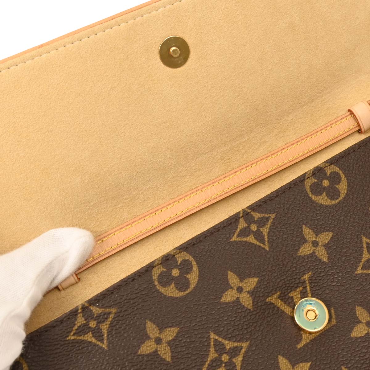 Louis Vuitton Monogram Pochette Twin GM Crossbody Bag M51852