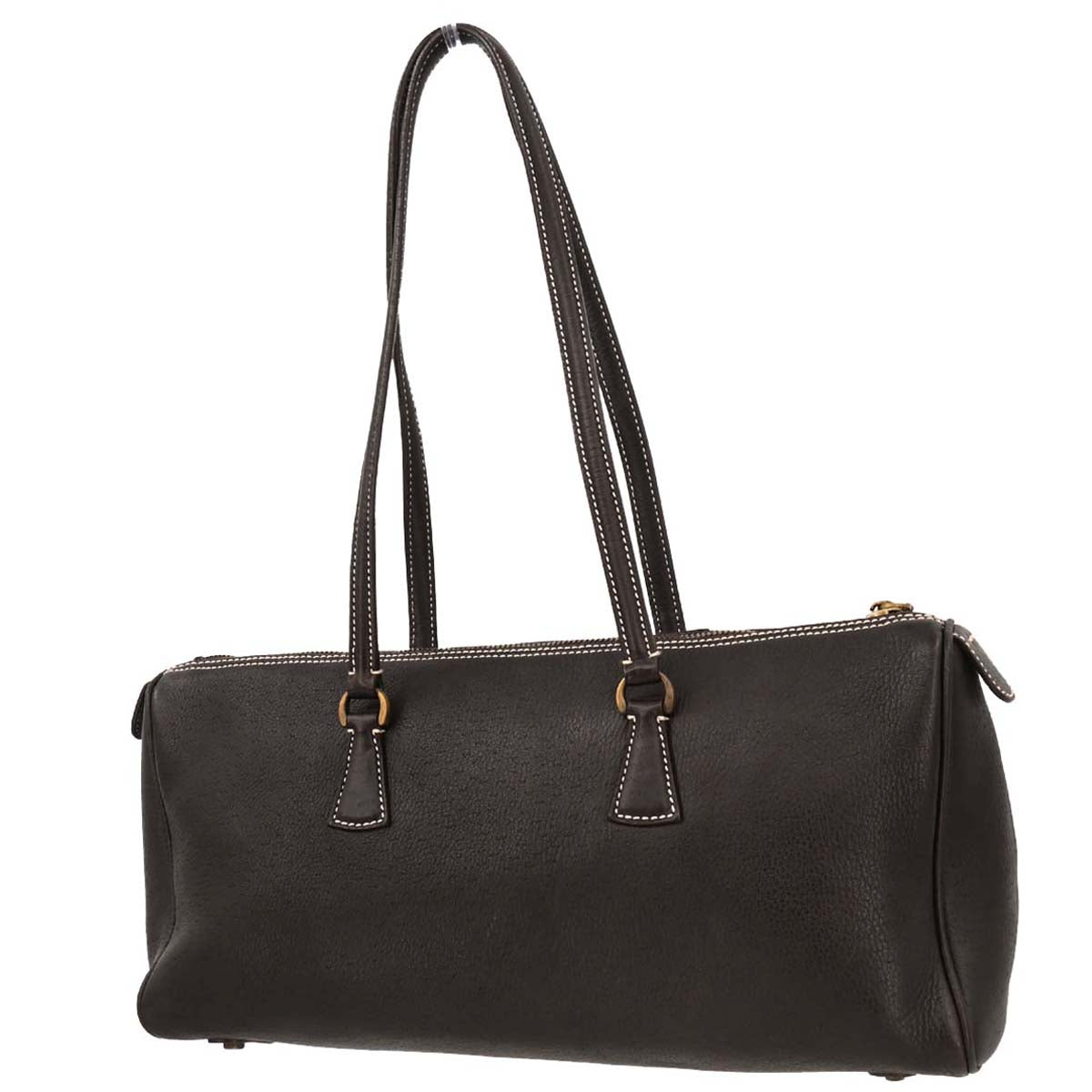Salvatore Ferragamo Brown Leather Handbag
