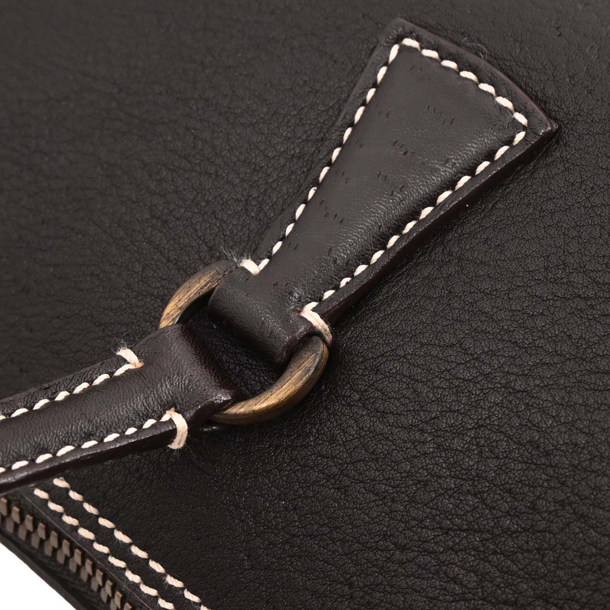 Salvatore Ferragamo Brown Leather Handbag
