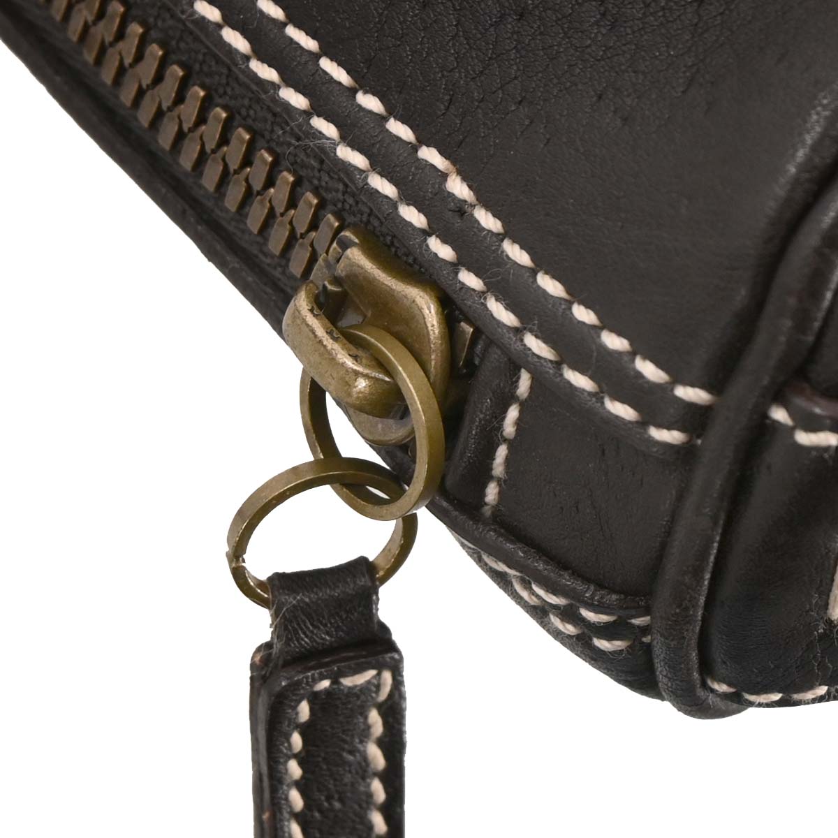 Salvatore Ferragamo Brown Leather Handbag