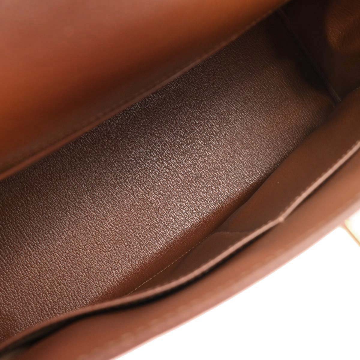 Hermes Fauve Box Calf Kelly 32 Retourne 2way Shoulder Handbag