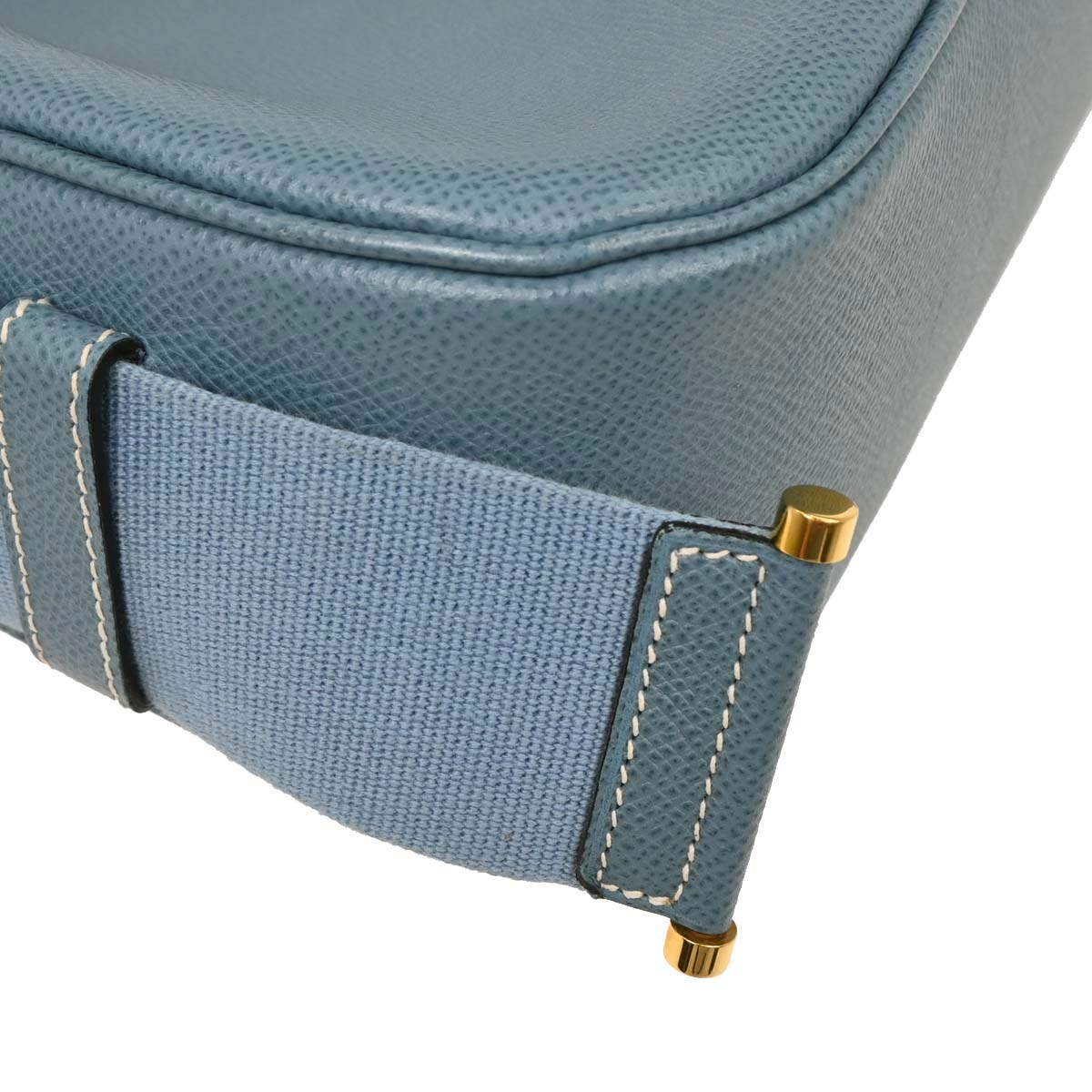 Hermes Blue Jean Epsom Tsako Shoulder Bag