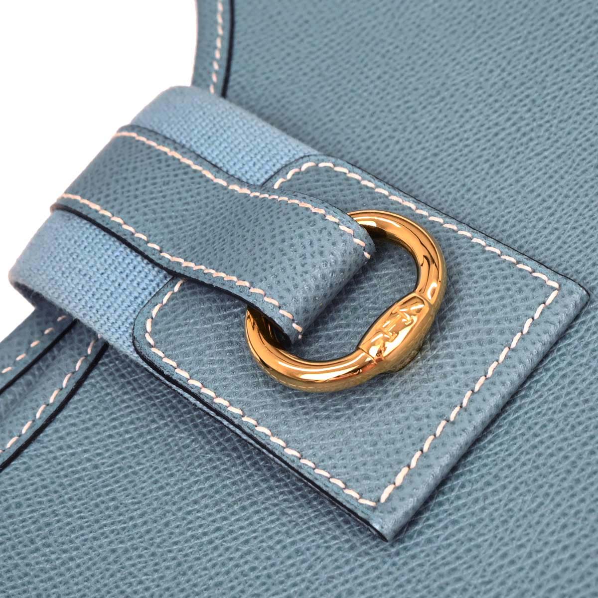 Hermes Blue Jean Epsom Tsako Shoulder Bag