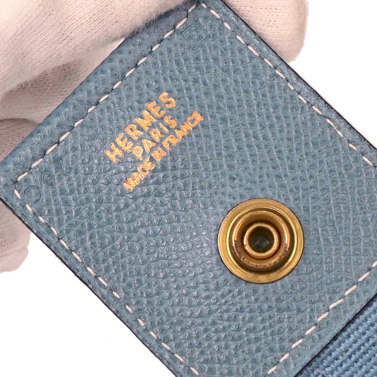 Hermes Blue Jean Epsom Tsako Shoulder Bag