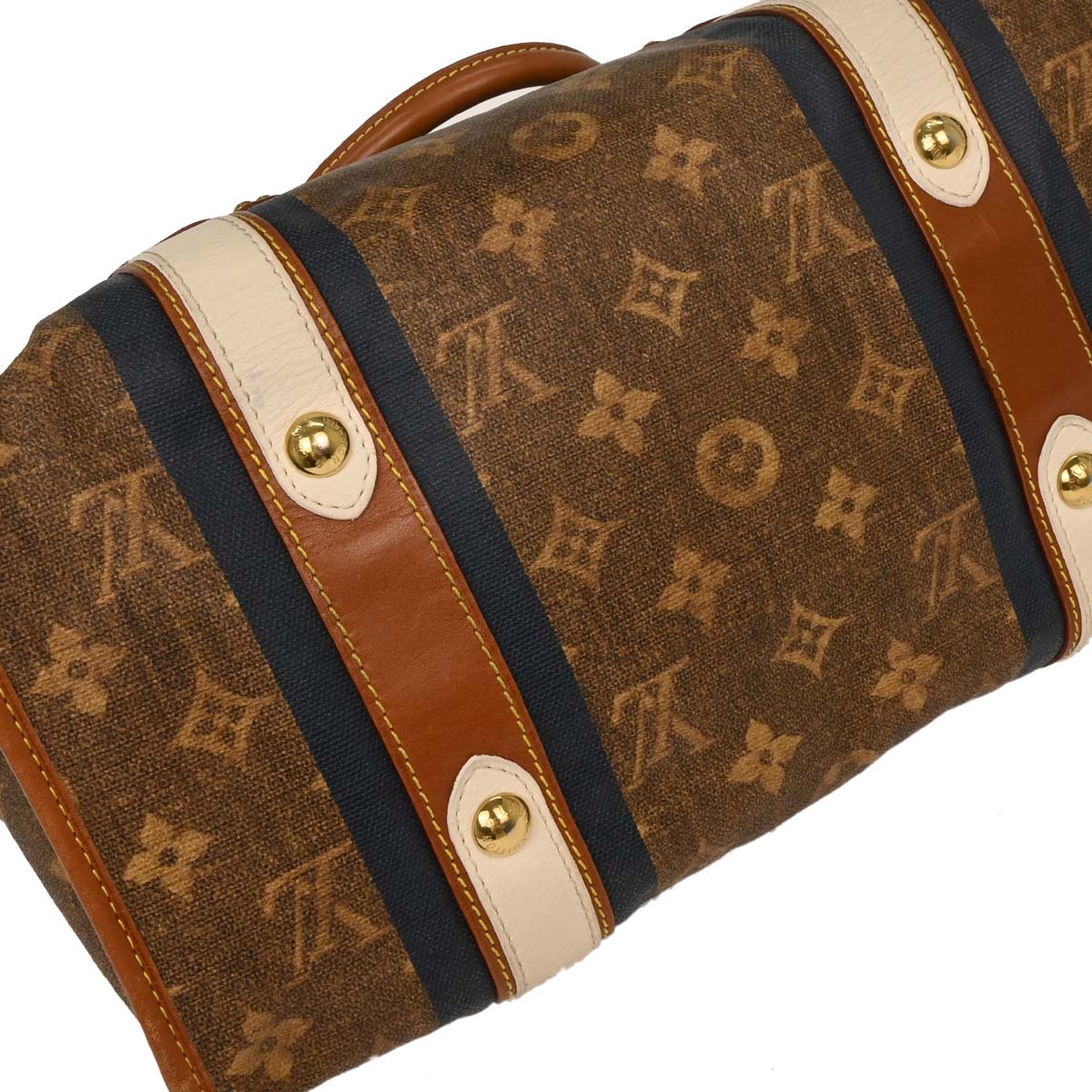 Louis Vuitton Monogram Tisse Sac Rayures GM Tote Handbag M56385