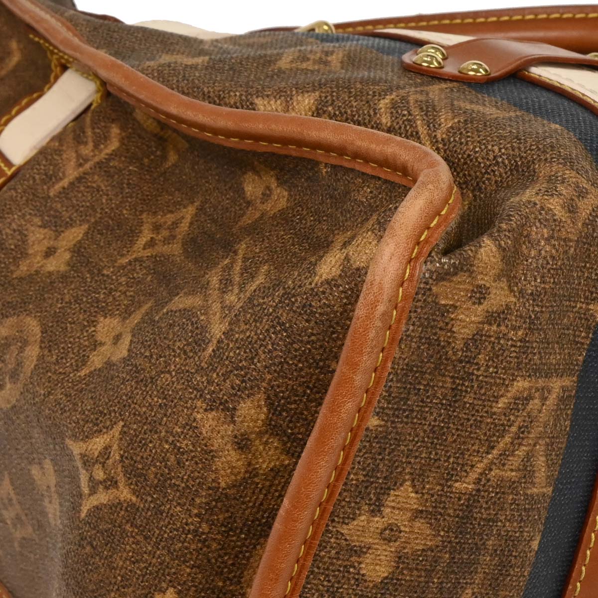 Louis Vuitton Monogram Tisse Sac Rayures GM Tote Handbag M56385