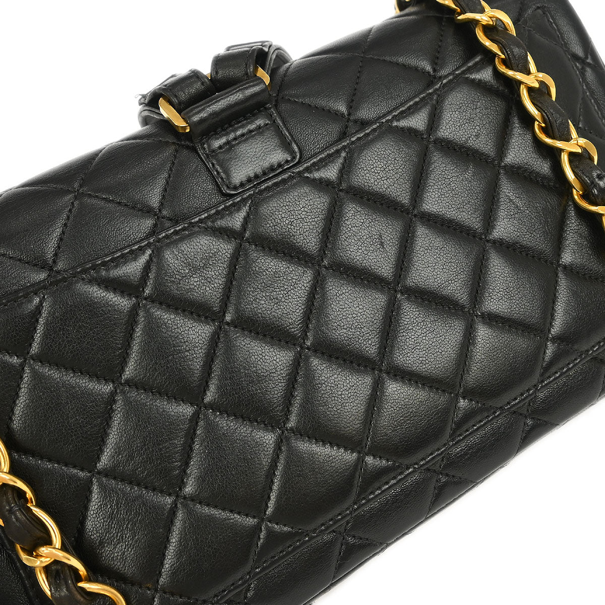 Chanel 1994-1996 Black Lambskin Backpack