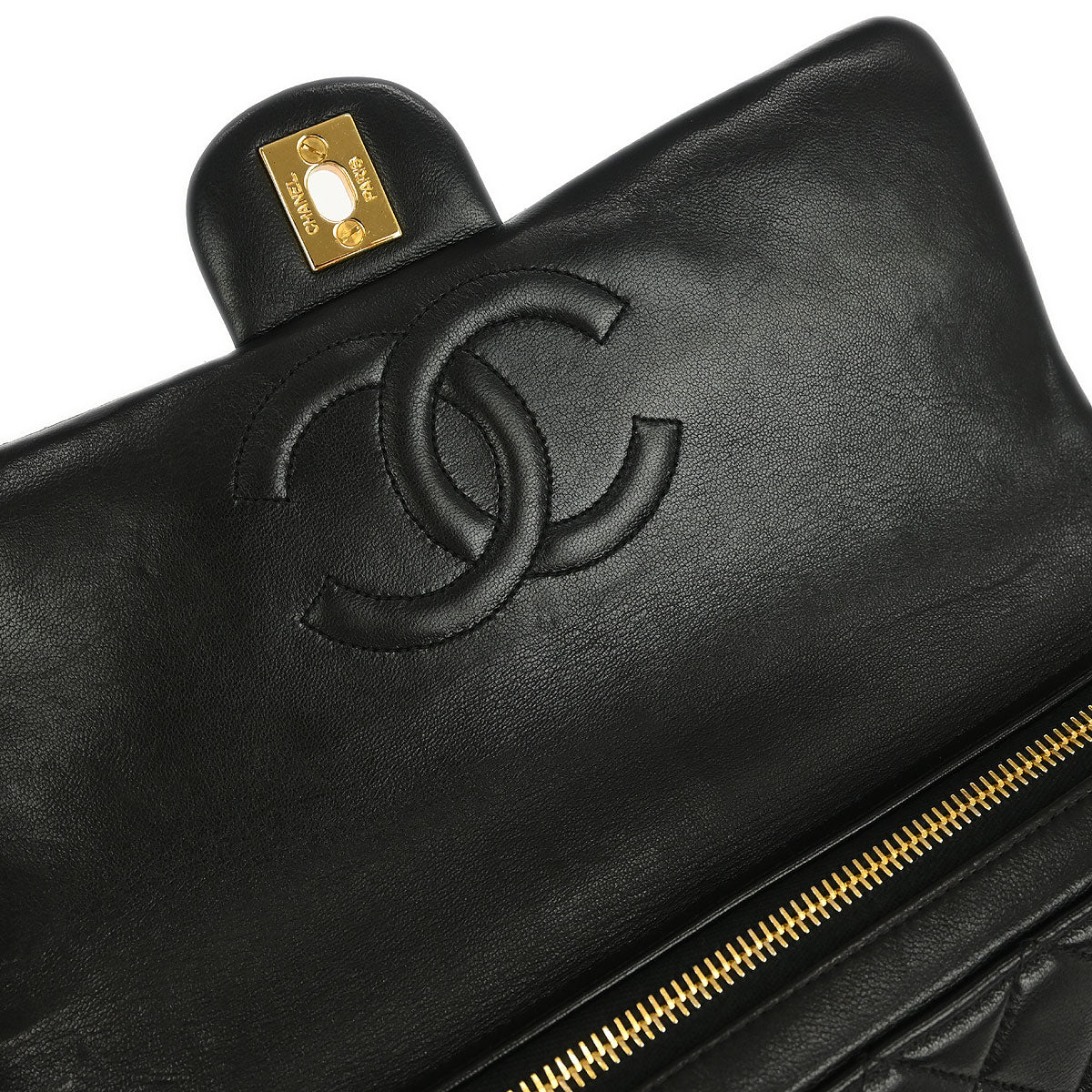 Chanel 1994-1996 Black Lambskin Backpack
