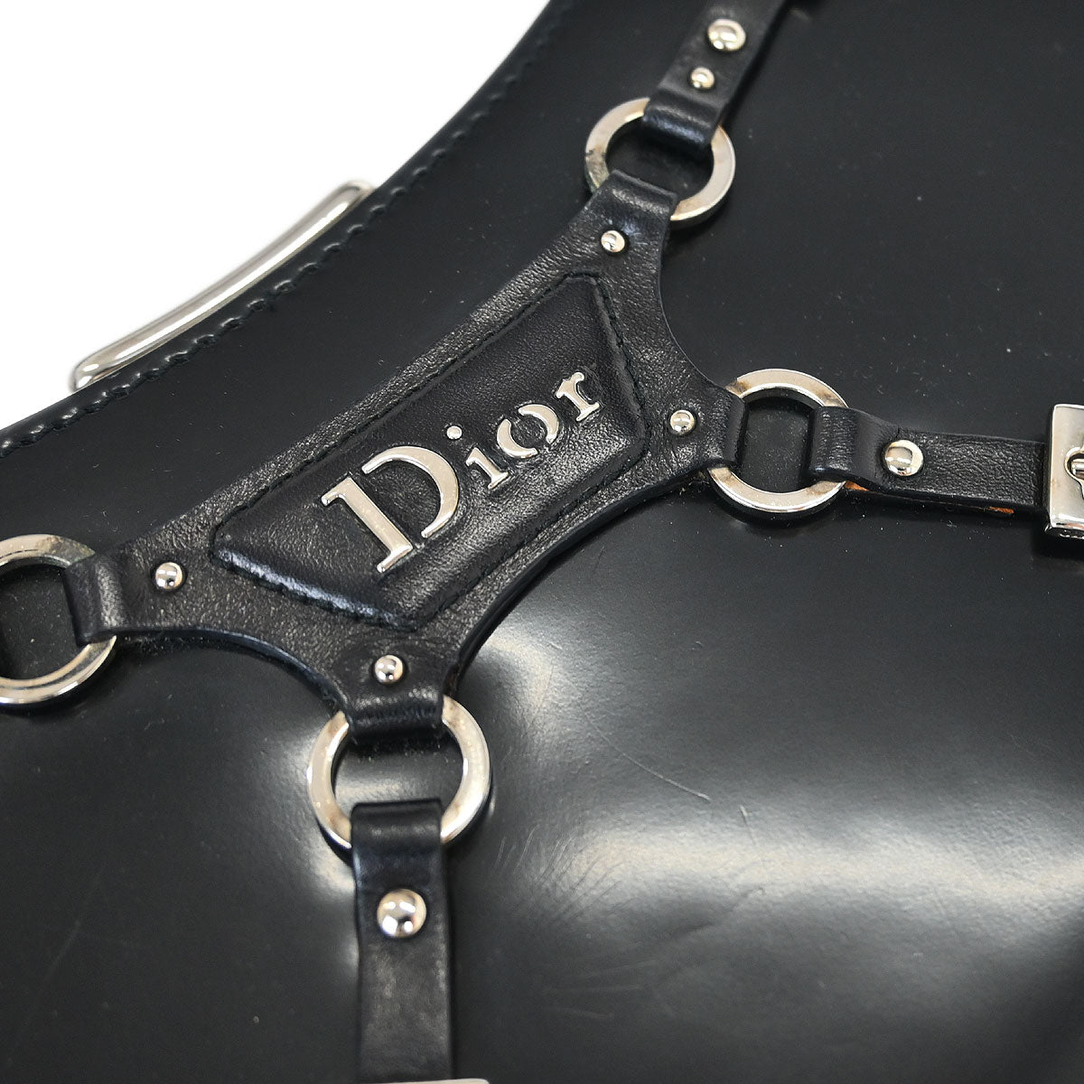 Christian Dior Black Bondage Handbag