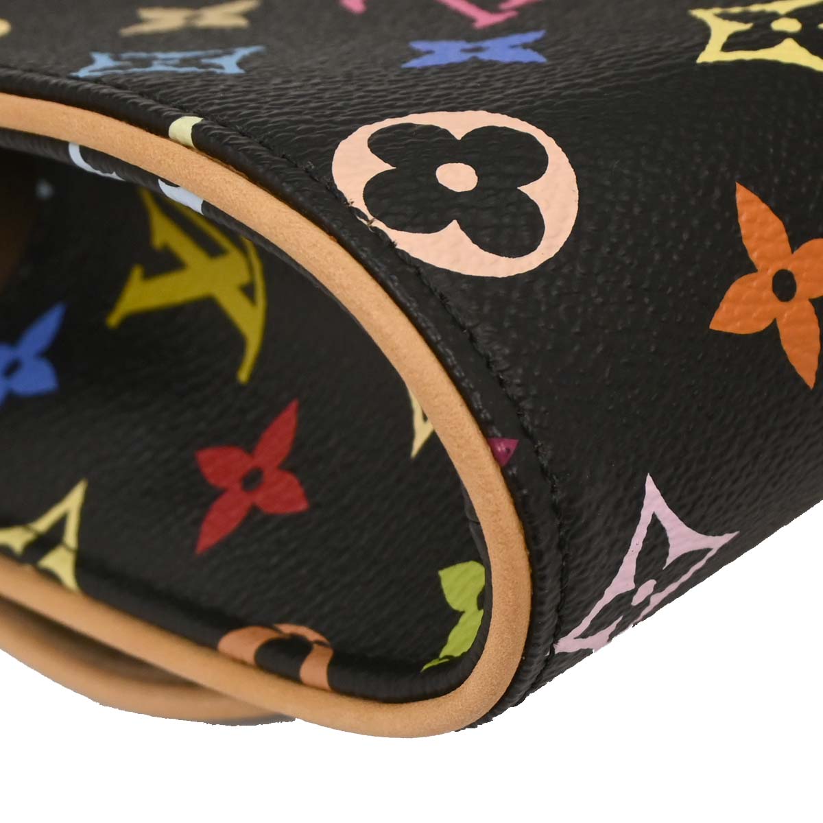 Louis Vuitton Black Monogram Multicolor Pochette Courtney M45640