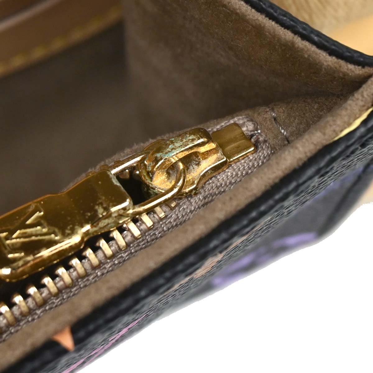 Louis Vuitton Black Monogram Multicolor Pochette Courtney M45640
