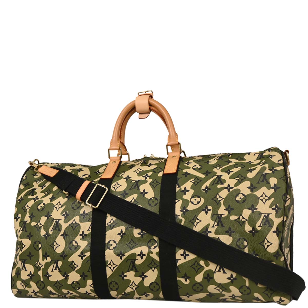 Louis Vuitton Monogramouflage Keepall Bandouliere 55 Duffle M95774