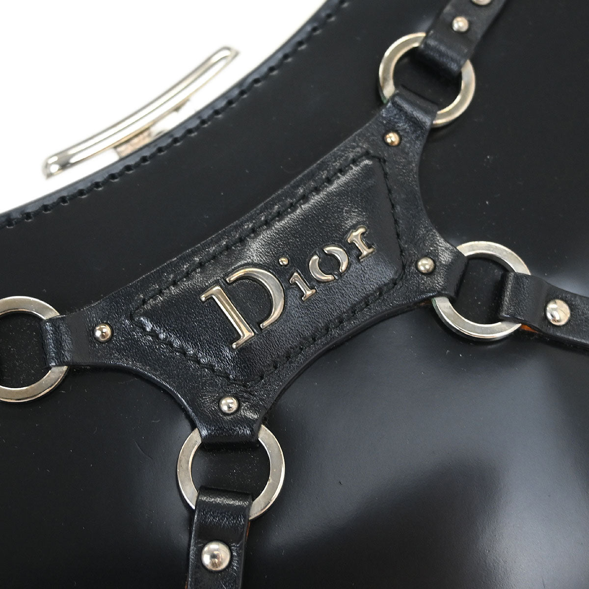 Christian Dior Black Bondage Handbag