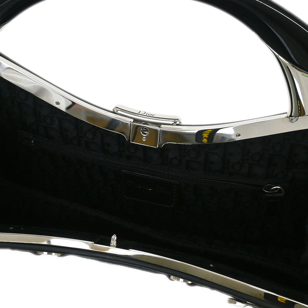 Christian Dior Black Bondage Handbag