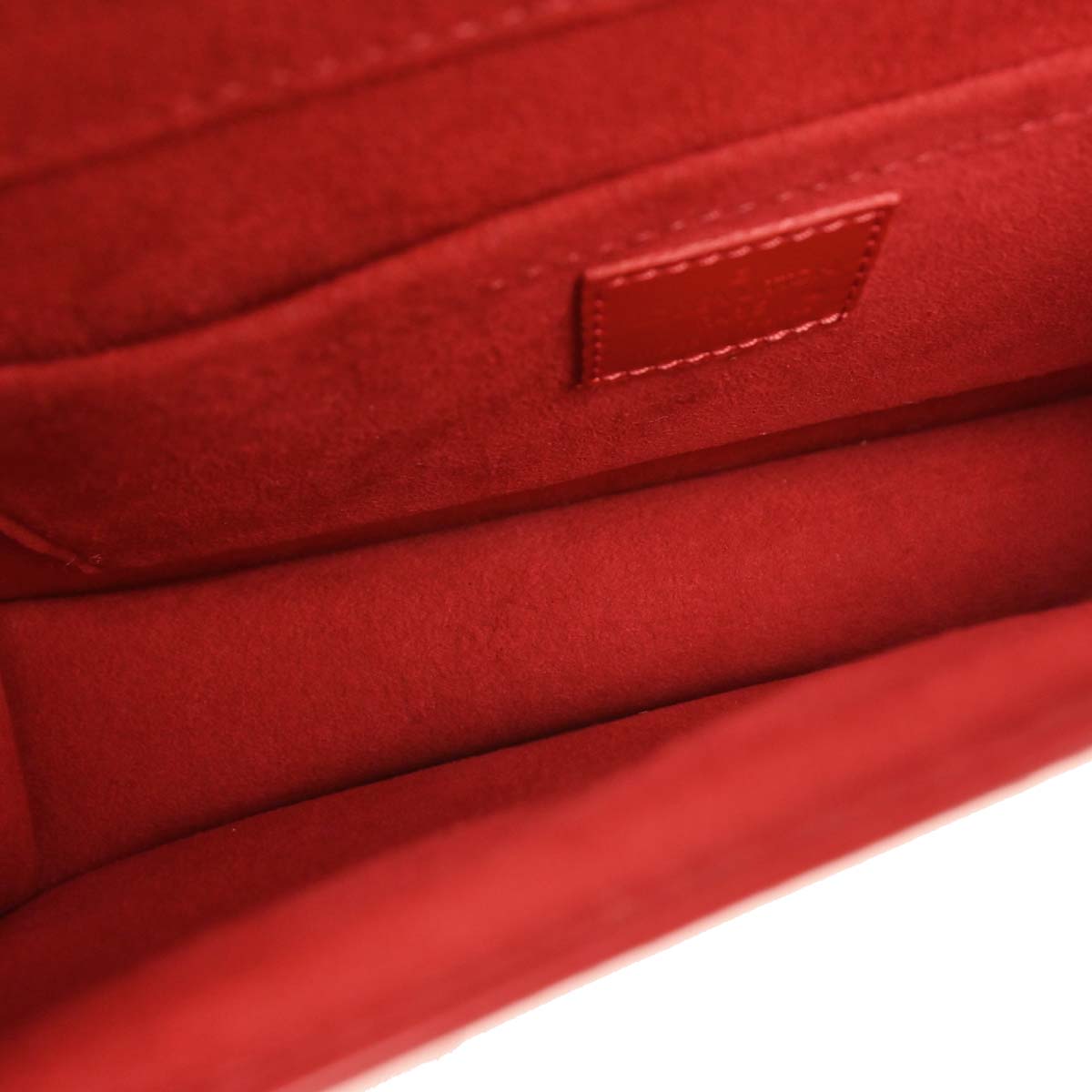 Louis Vuitton Red Monogram Glace Op Art Pouch Handbag M92817