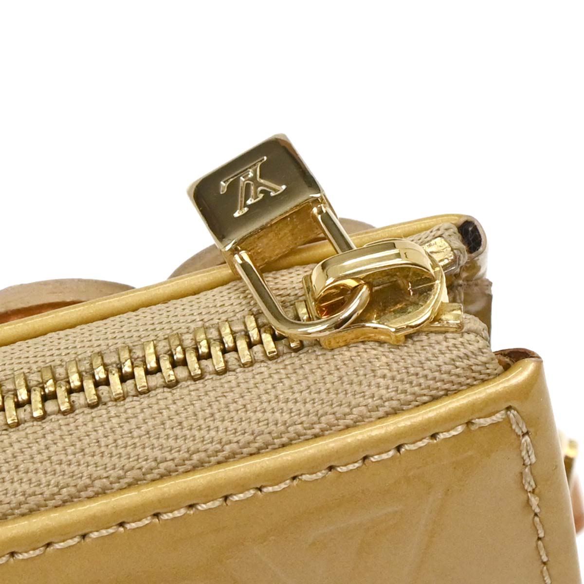 Louis Vuitton Beige Vernis Flower Lexington Handbag M92246