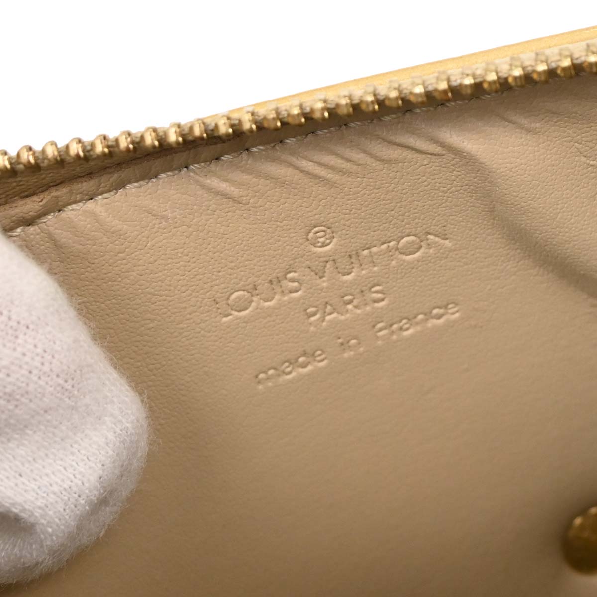Louis Vuitton Beige Vernis Flower Lexington Handbag M92246