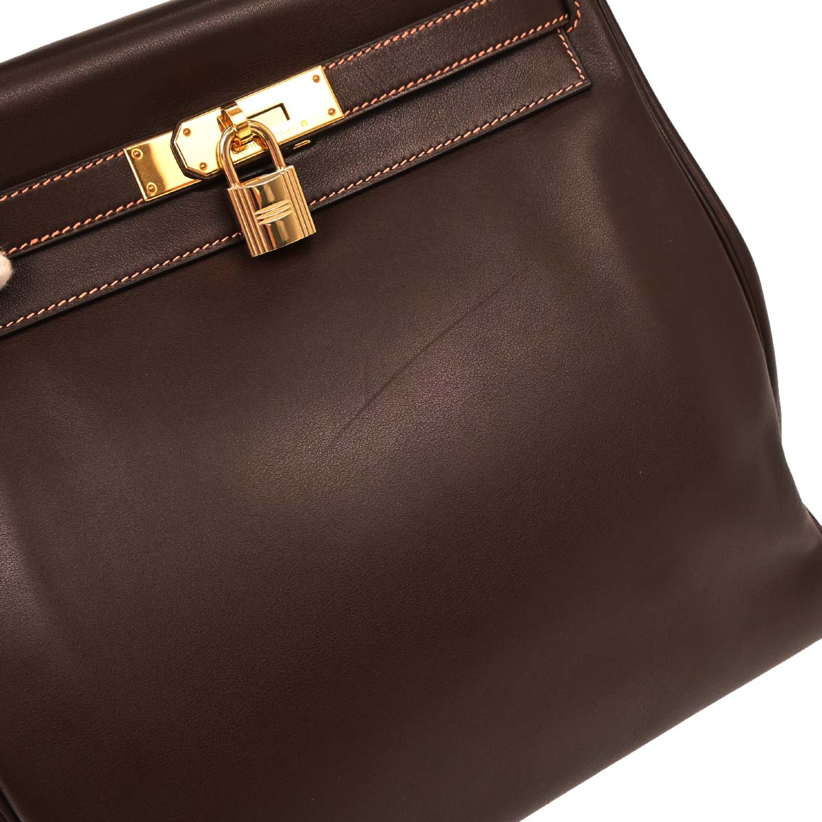Hermes Havane Gulliver Kelly A Dos GM Backpack