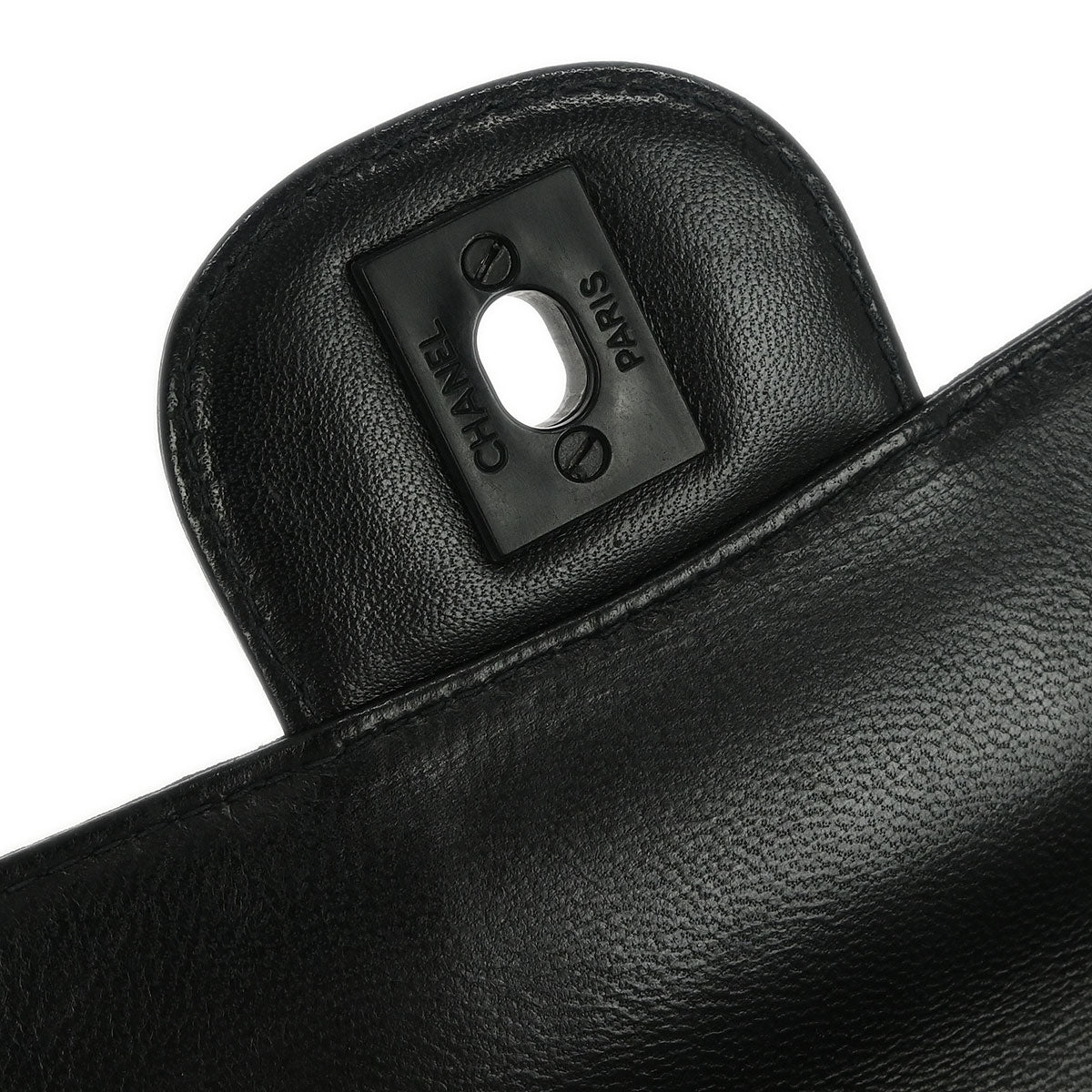 Chanel 2001-2003 Black Jacquard Nylon Travel Line Medium Classic Single Flap