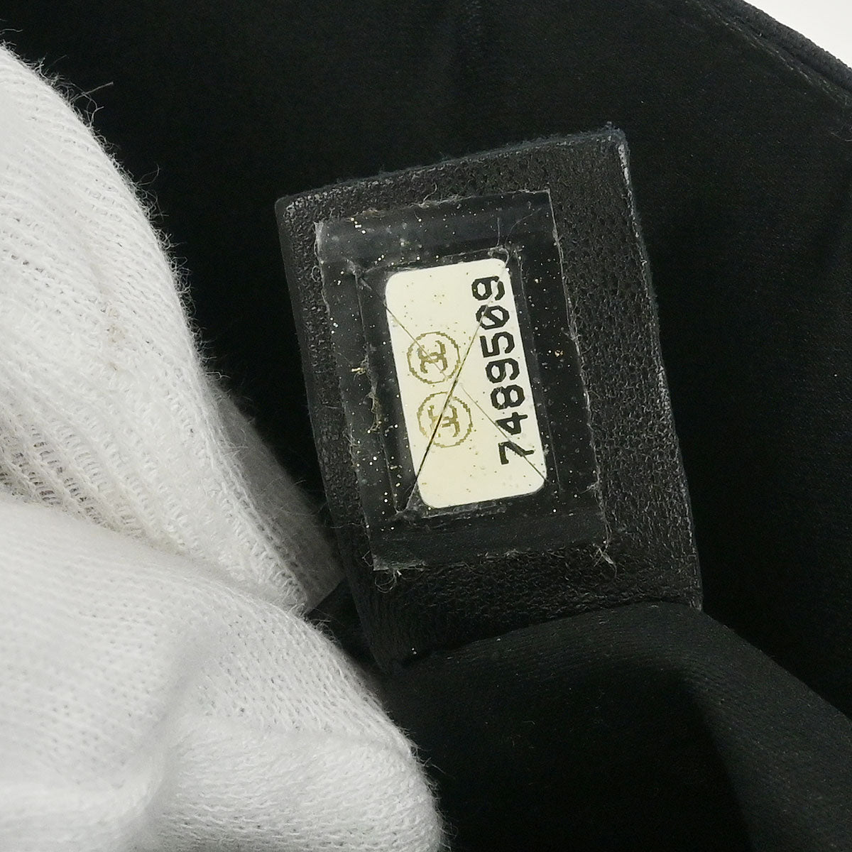 Chanel 2001-2003 Black Jacquard Nylon Travel Line Medium Classic Single Flap