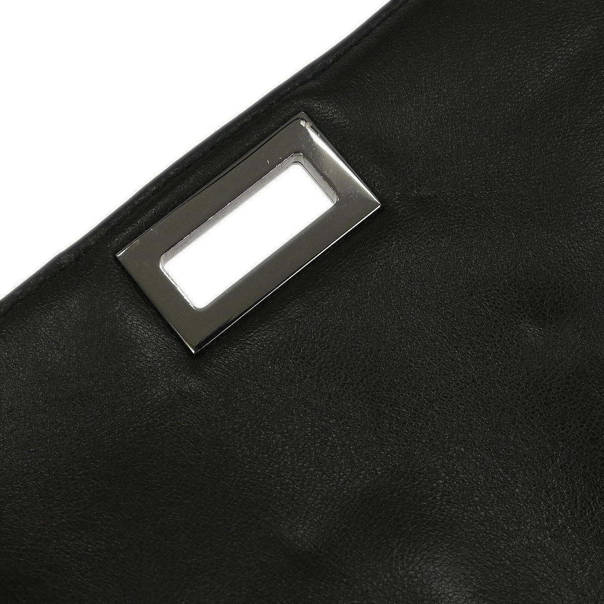Chanel 1997-1999 Black Calfskin Choco Bar Mademoiselle Lock Handbag