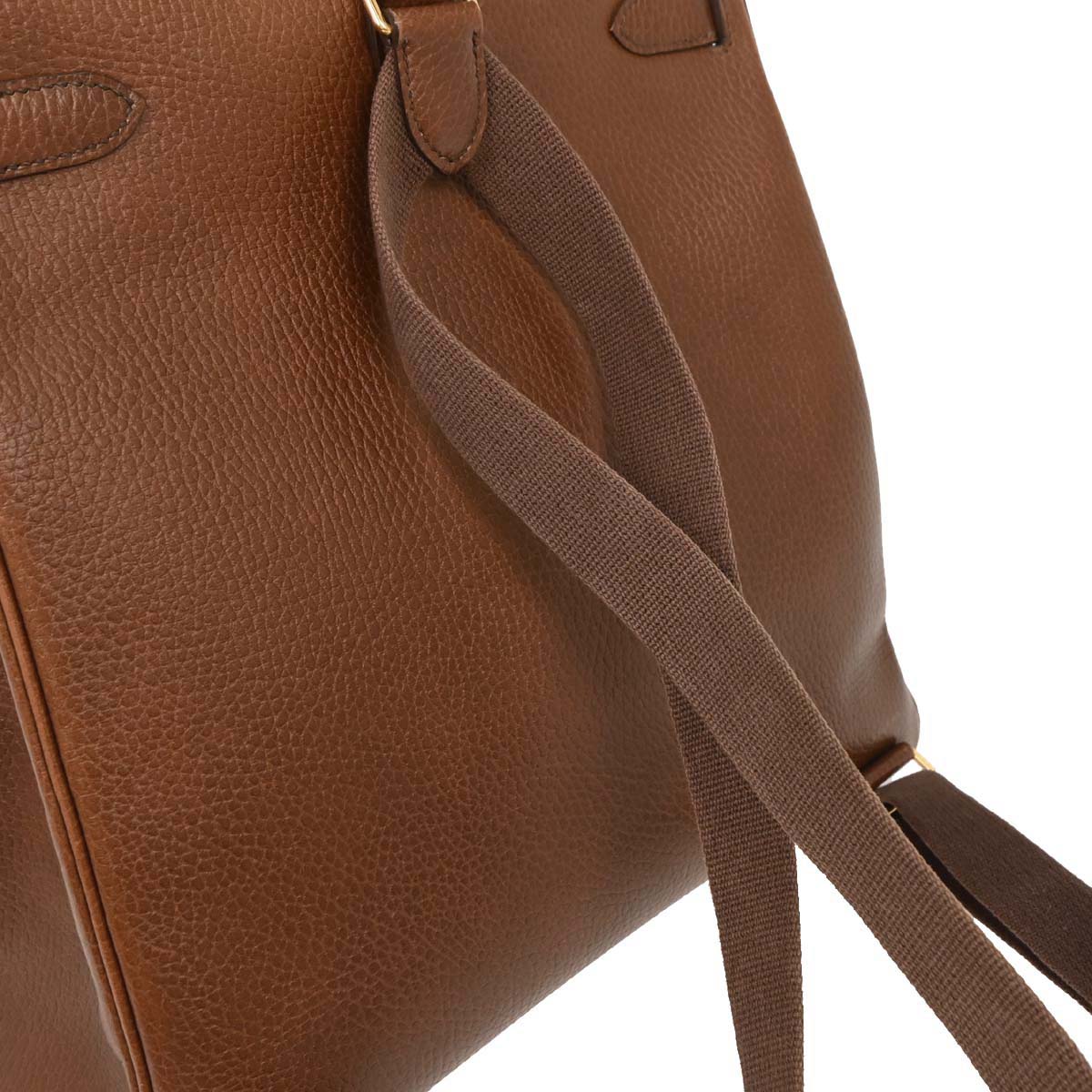 Hermes Marron Fonce Ardennes Kelly A Dos GM Backpack