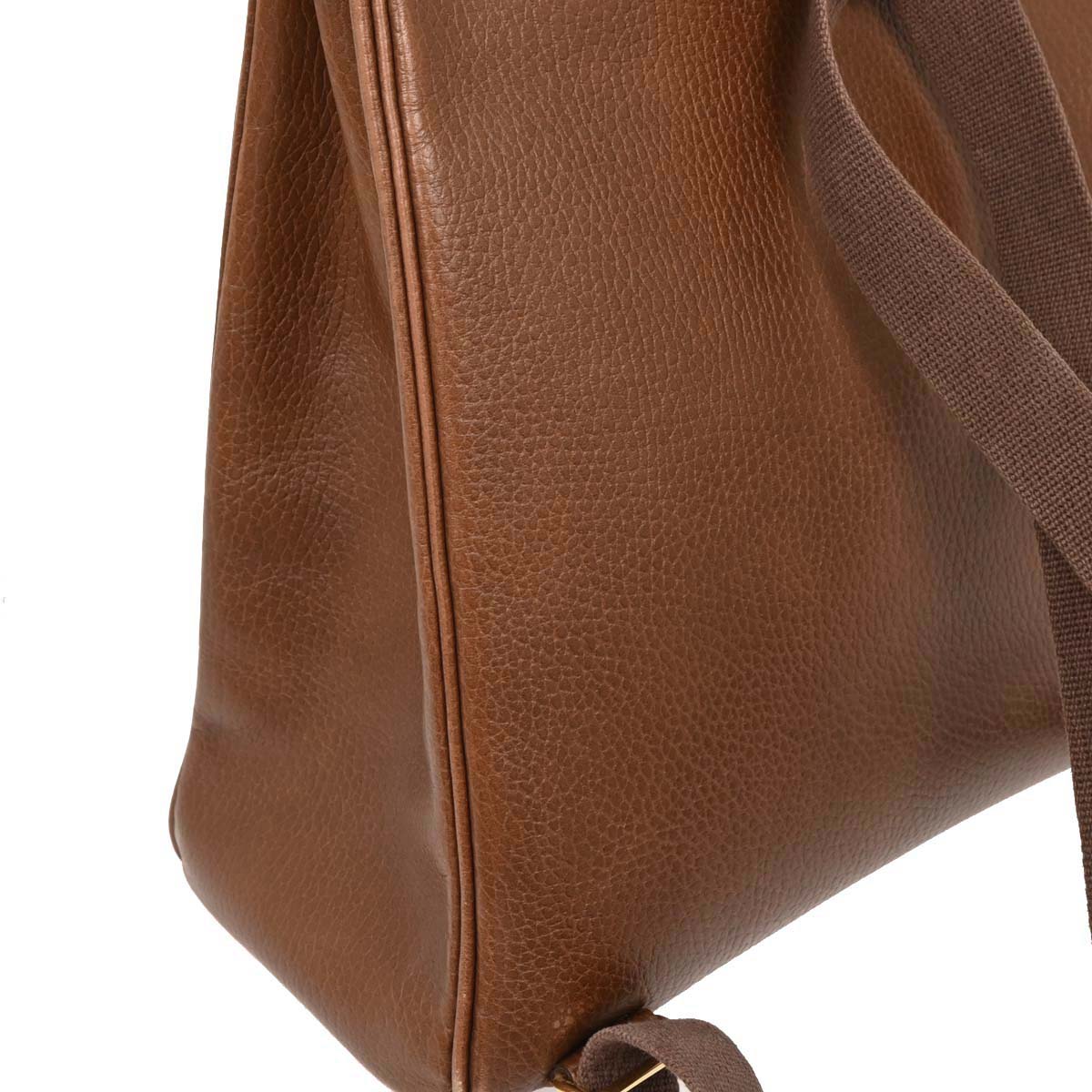 Hermes Marron Fonce Ardennes Kelly A Dos GM Backpack