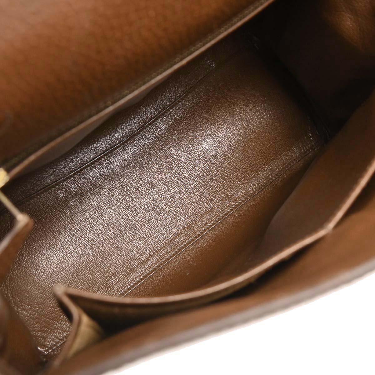 Hermes Marron Fonce Ardennes Kelly A Dos GM Backpack