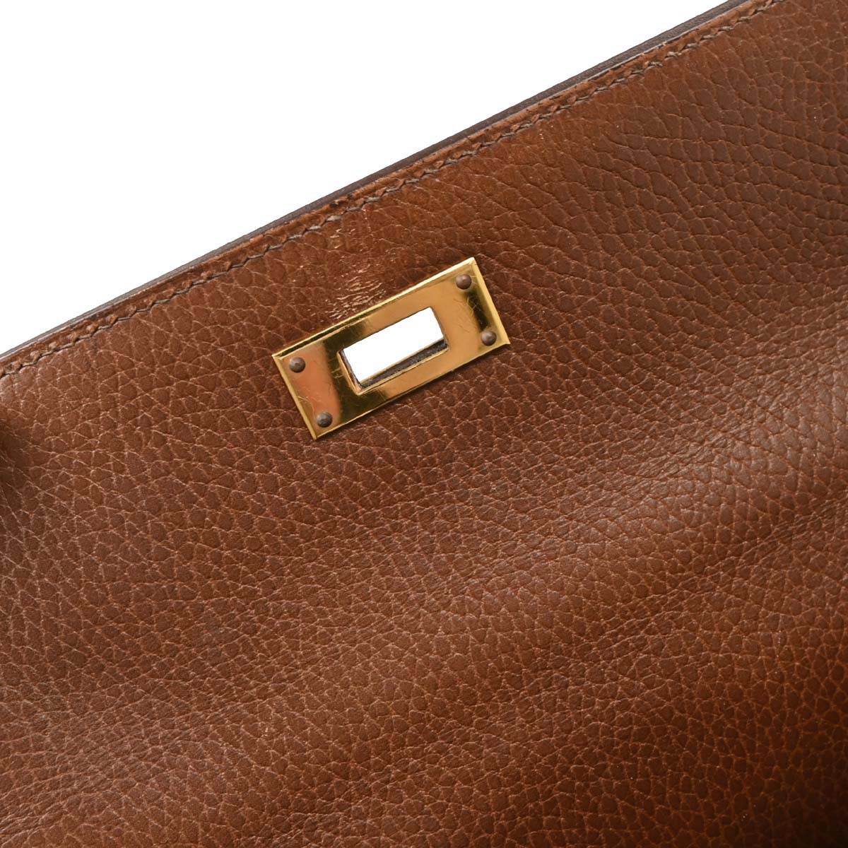 Hermes Marron Fonce Ardennes Kelly A Dos GM Backpack